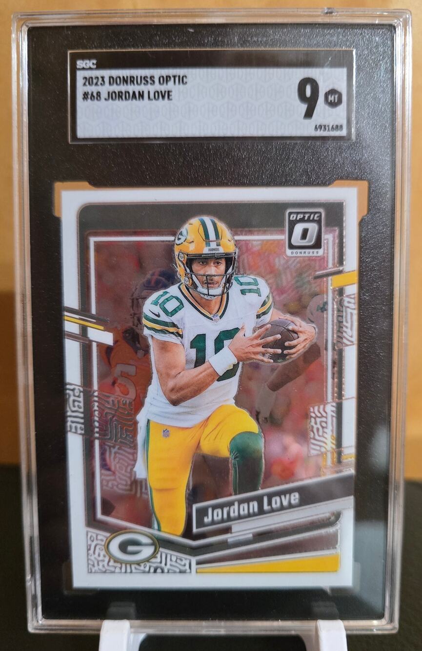 2023 Donruss Optic Jordan Love SGC 9